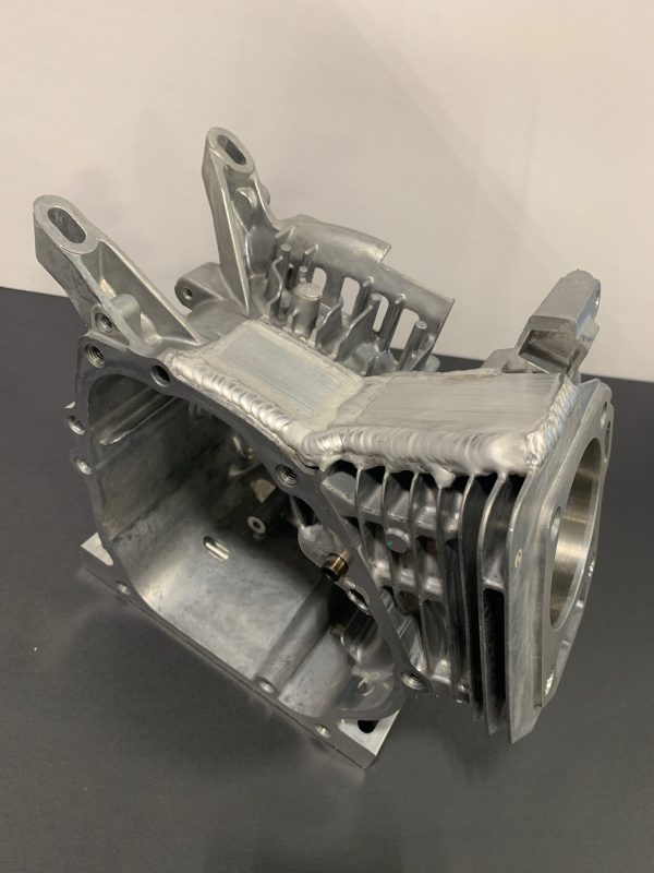 Welded, Braced, and  Bored Honda Block