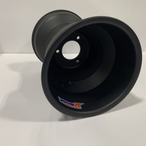 Van K 6" x 6 1/2" Black Anodized Wheel