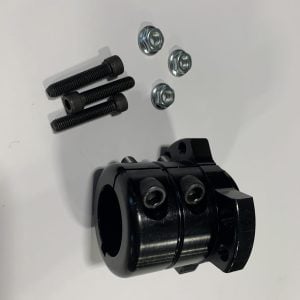1 1/4 Double Clamp Rear Hub Black