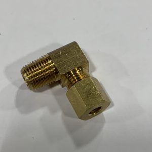 Brass Compression Fitting 3/16 x 1/8 NPT 90'